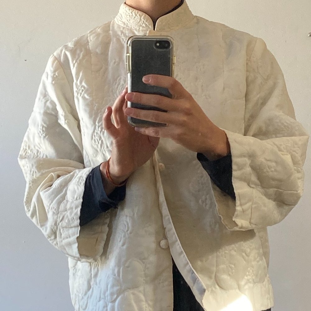 VTG quilted embroidered jacket